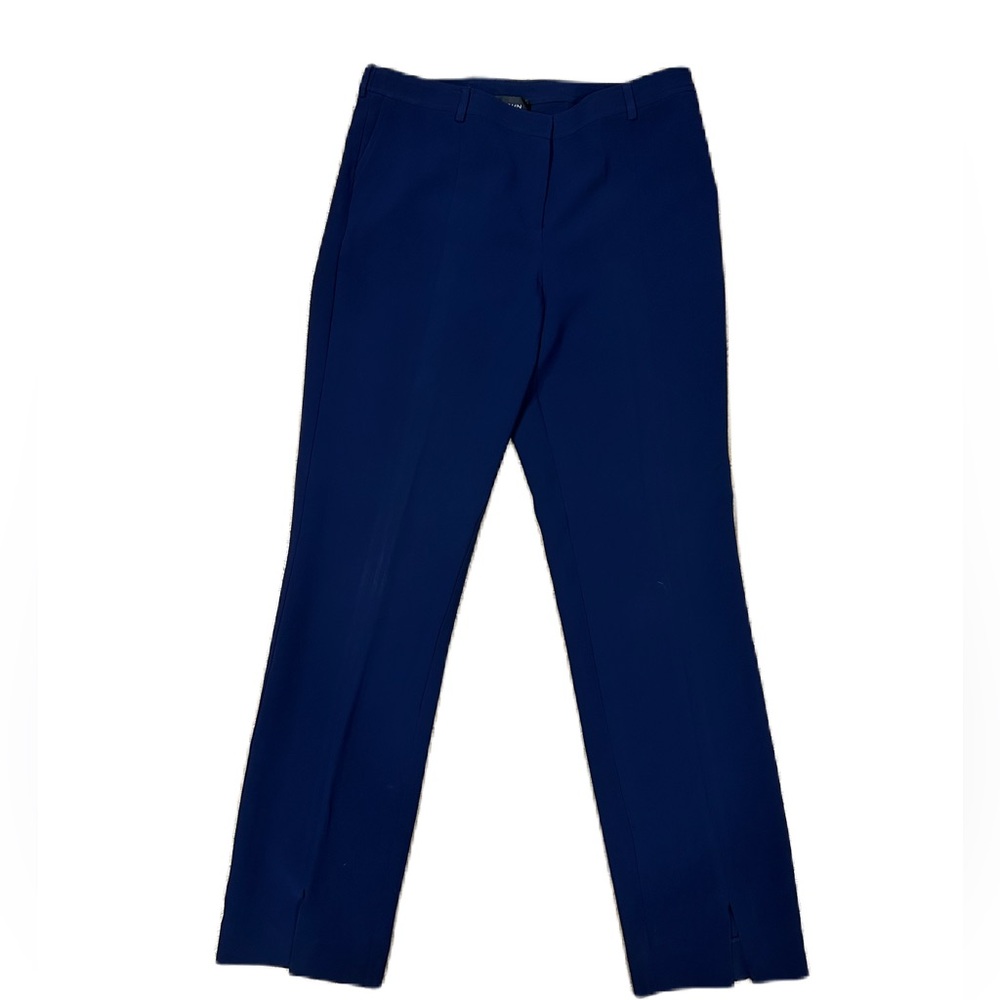 St. John Women’s Navy Blue Career Dress Pants Size 12 Classic Quality City Chic